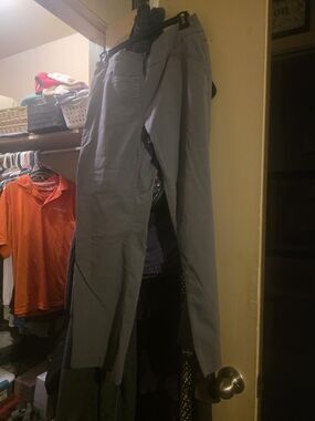 Womans Gray Casual Pants